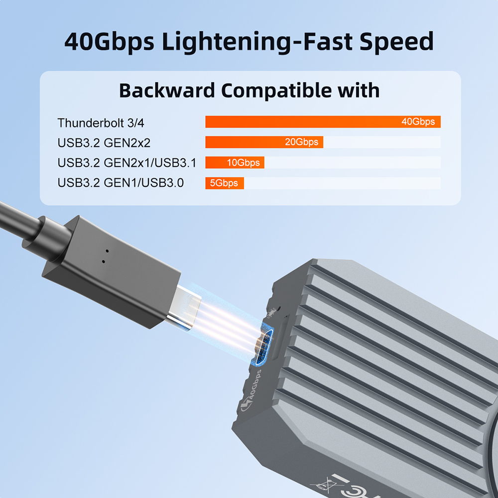 Внешний жесткий диск MAIWO 40  – обзор и цена 8Tb M2 Nvme Ssd
